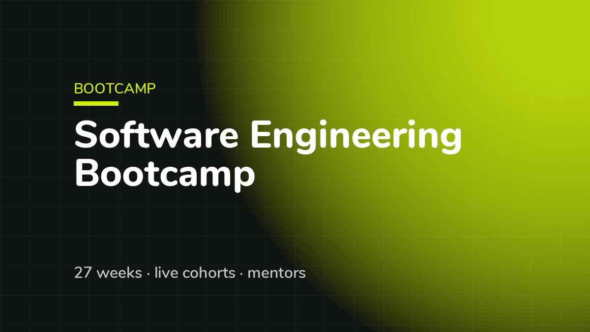 Software Engineering Bootcamp