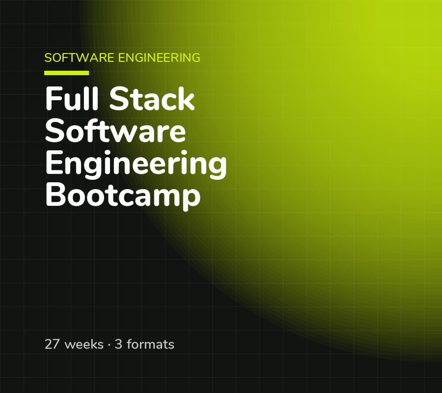 Full Stack Software Engineering Bootcamp